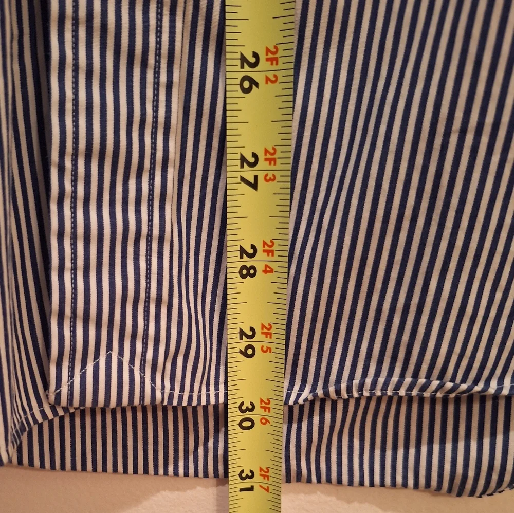 Ralph Lauren Men's Large Button Down Long Sleeve Pin Striped Casual Shirt - Picture 5 of 6